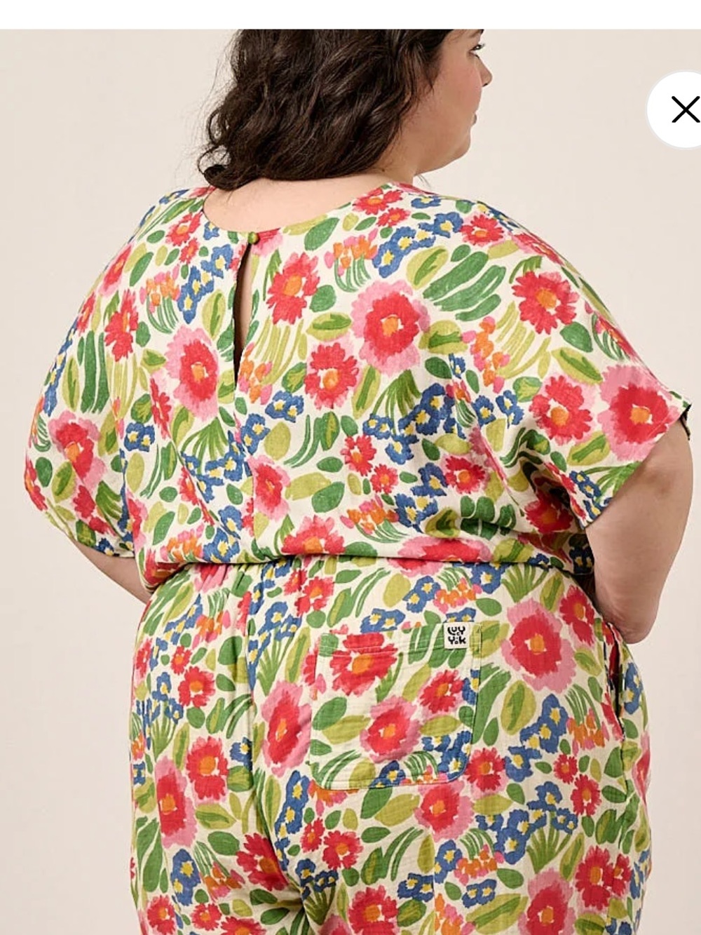 Lucy & Yak - Zamora - Cotton Top in Ivory Marie - Picture 2 of 5